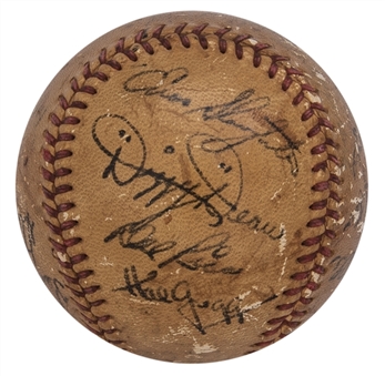 Dizzy Dean Multi Signed Baseball (Beckett)